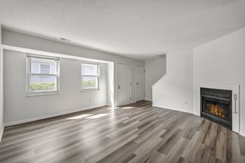 Sleek wood-inspired plank flooring*